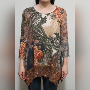 Chico's Multicolor Long Sleeve Dress